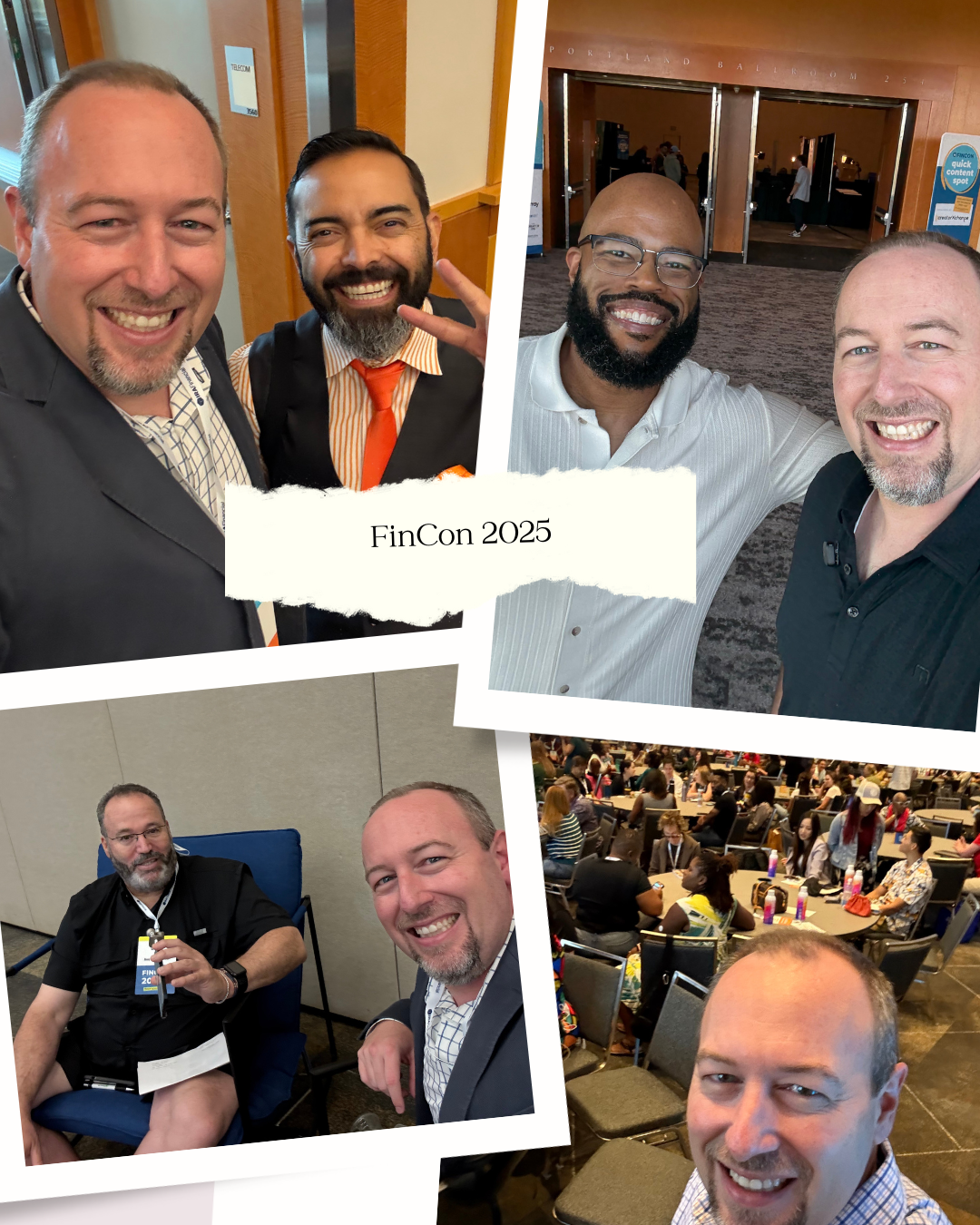 FinCon 2025 | Robert Farrington with Pat Flynn, Chris Browning, Chuck Jaffee, and Speaking